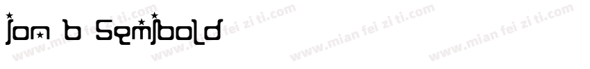 ION B SemiBold字体转换